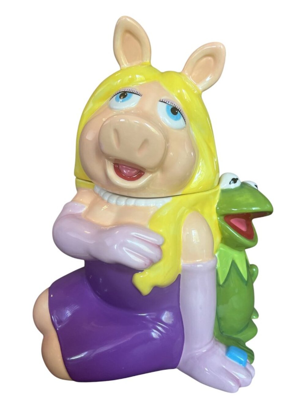 Disney The Muppets Miss Piggy & Kermit Cookie Jar by Muppets Holding Company LLC